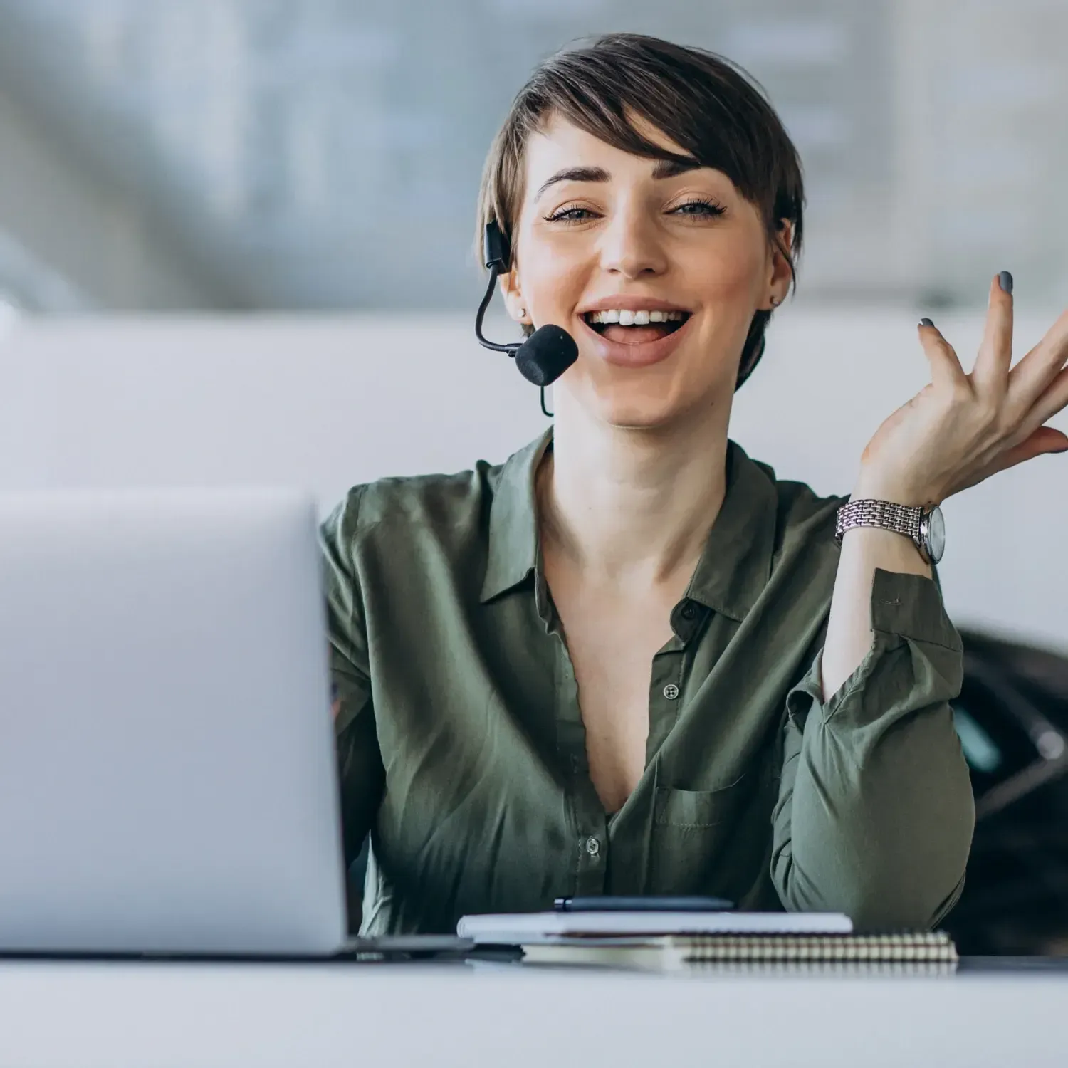 telemarketing employee
